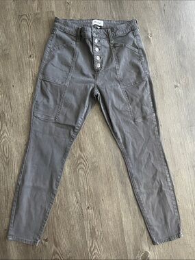 PISTOLA High-Rise Skinny Jeans with Button-Fly